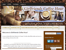 Tablet Screenshot of girlfriendscoffeehour.com